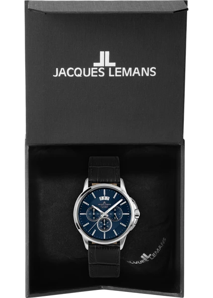JACQUES LEMANS SYDNEY 1-1542G ERKEK KOL SAATİ - Resim 4