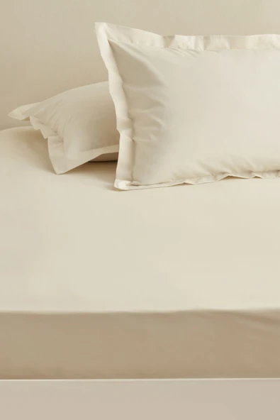 Fitted Çarşaf Ekru 160x200+30 cm ürün görseli 1