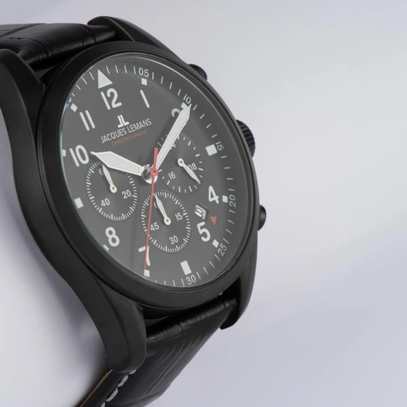 JACQUES LEMANS SPORT 42-2F ERKEK KOL SAATİ - Resim 5