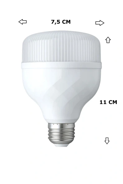 20W Torch Ampul E27 T-BULB Led Beyaz Renk 2400 Lümen - 3
