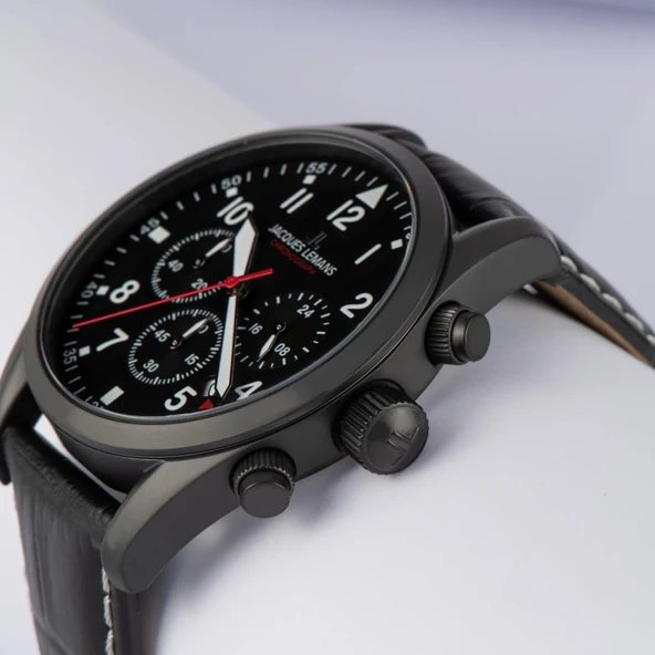 JACQUES LEMANS SPORT 42-2F ERKEK KOL SAATİ - Resim 4