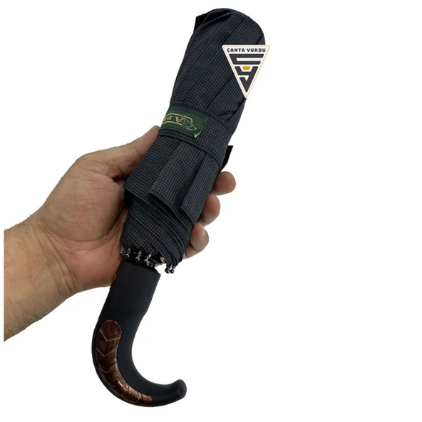 April A-226G A1 Baston Sap 10 Telli Tam Otomatik Şemsiye - Resim 5