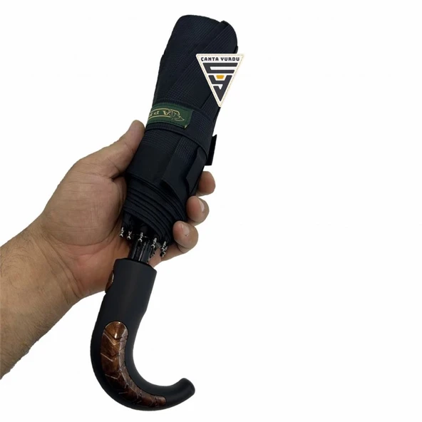 April A-226G A3 Baston Sap 10 Telli Tam Otomatik Şemsiye - Resim 5