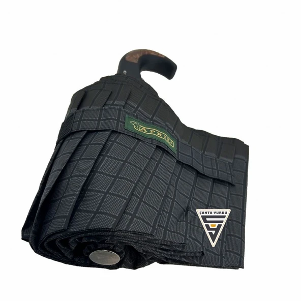 April A-226G A4 Baston Sap 10 Telli Tam Otomatik Şemsiye - Resim 5