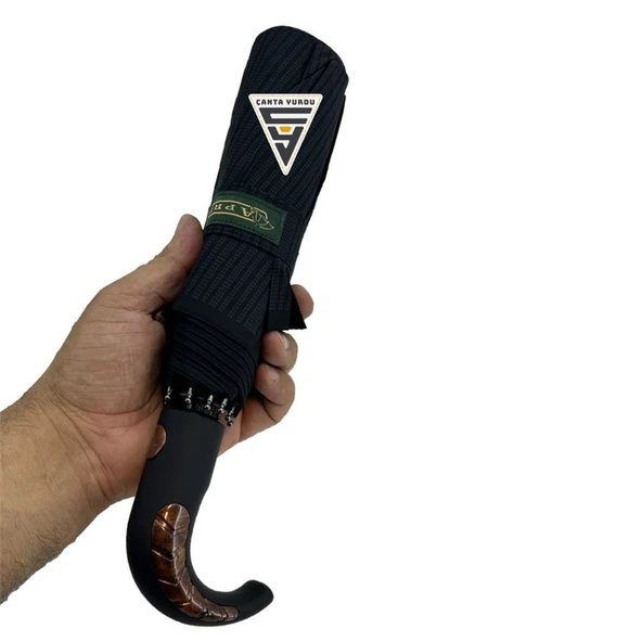 April A-226G A5 Baston Sap 10 Telli Tam Otomatik Şemsiye - Resim 5