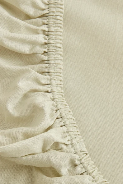 Fitted Çift Kişilik Çarşaf Adaçayı 160x200+30 cm - Resim 2