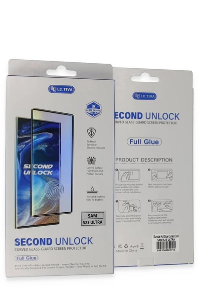 Samsung Galaxy S23 Ultra Durable Full Glue Curved Cam - Resim 4