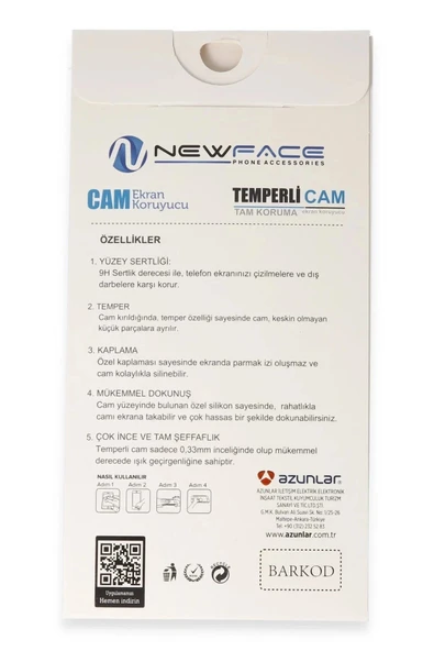 Samsung Galaxy A05 3D Antistatik Cam Ekran Koruyucu - Resim 2