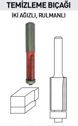 Topshop 14483 Rulmanlı Temizleme Bıçağı 13X50X12 mm - 2
