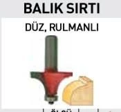 Topshop 14451 Balıksırtı Freze Bıçağı 12 mm  R5 - Resim 2