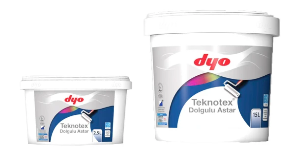 Dyo Teknotex Dolgulu Dış Cephe Astarı 7,5 Litre Beyaz - Resim 2