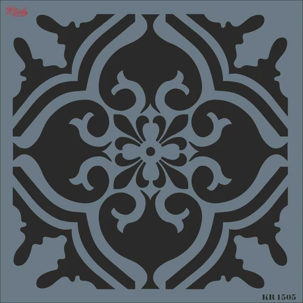 Rich KR 1505 Fayans Stencil 30X30 cm