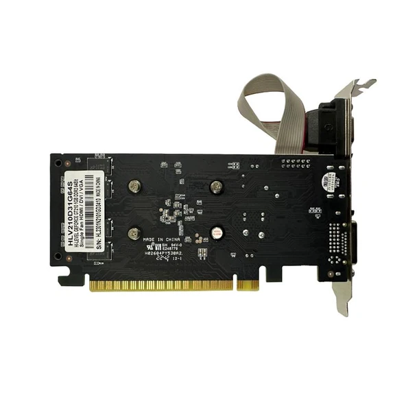 HI-LEVEL GEFORCE GT210 1GB DDR3 64BIT 1XVGA 1XHDMI 1XDVI EKRAN KARTI - 2