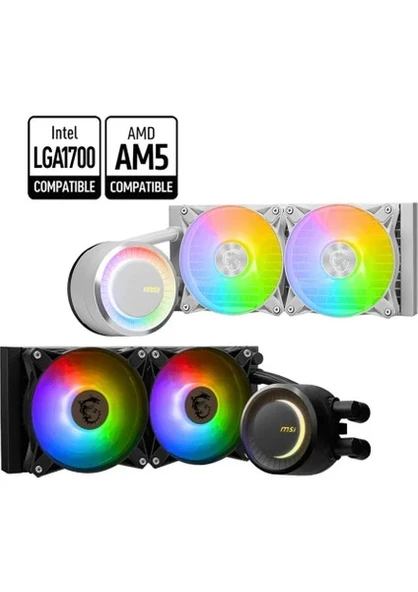 MSI MAG CORELIQUID E240 ARGB LED 240MM SIVI SOĞUTMA