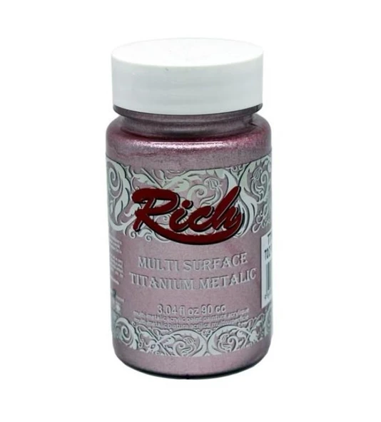 Rich Multi Surface Titanium 2556 Toz Pembe Metalik 90 cc ürün görseli 1