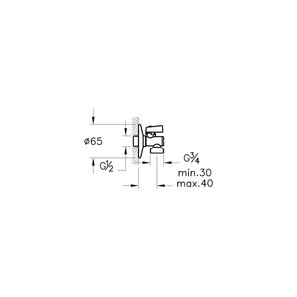 Artema A45228 Mini Çamaşır Musluğu - Resim 2