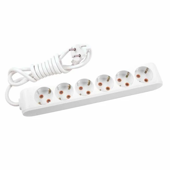 Viko Multilet 6 lı 3 Metre Kablolu Grup Priz ürün görseli 1
