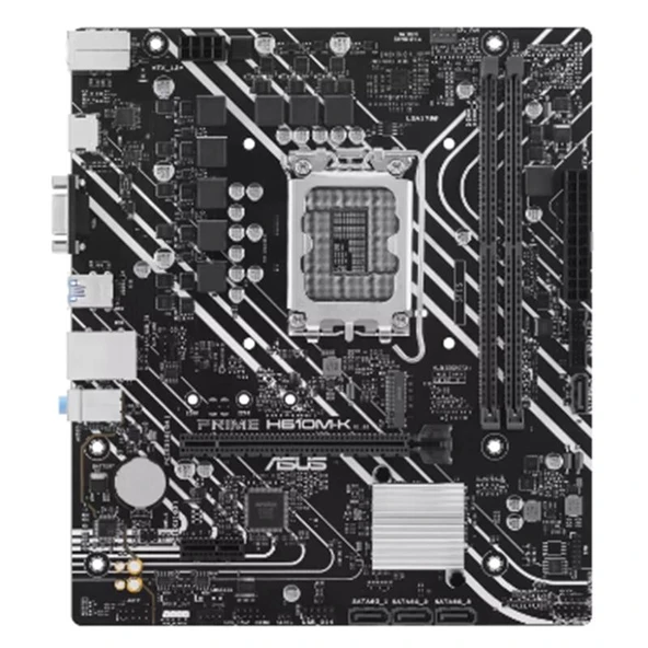 ASUS PRIME H610M-K DDR5 5600MHZ 1XVGA 1XHDMI 1XM.2 USB 3.2 MATX 1700P (12. / 13. VE 14. NESİL İŞLEMCİ UYUMLU) - 2