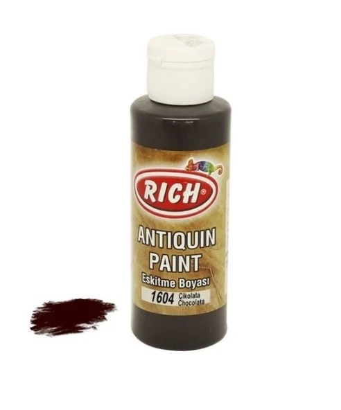 Rich 1604 Çikolata 120 ml Eskitme Ahşap Boyası - 2