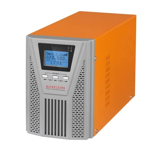 MAKELSAN MU01000N11EA006 POWERPACK SE 1KVA 1F/1F On Line 5-10 Dk. Lcd Ekran UPS 2*12V 9AH
