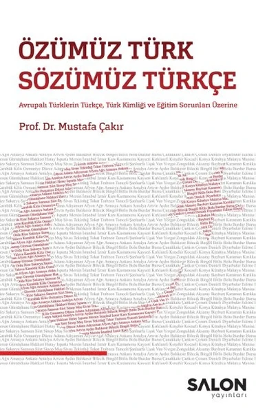 Özümüz Türk Sözümüz Türkçe - Avrupalı Türklerin Türkçe, Türk Kimliği ve Eğitim Sorunları Üzerine ürün görseli