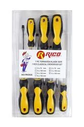 Rıco 003-RK0026 7li Klasik Tornavida Seti (4 Düz -3 Yıldız) - 2