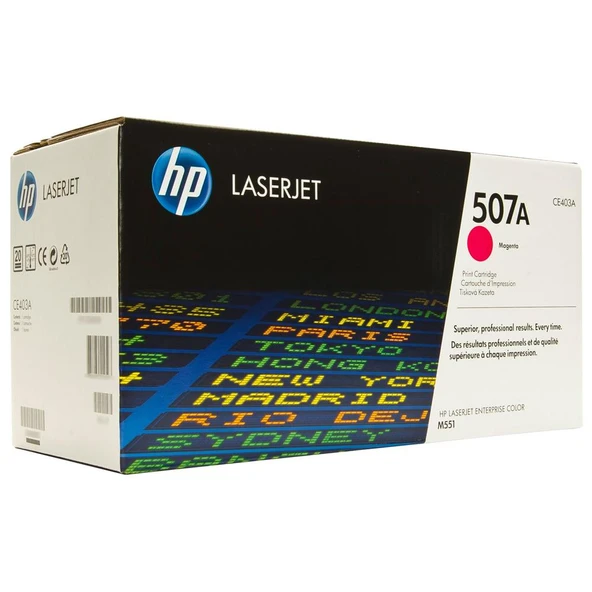 HP 507A Magenta Kırmızı 6.000 Sayfa Toner CE403A ürün görseli 1