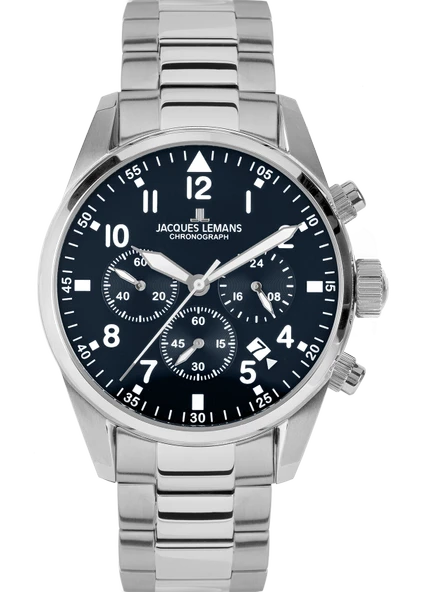 JACQUES LEMANS BARCELONA 42-2D ERKEK KOL SAATİ - Resim 2