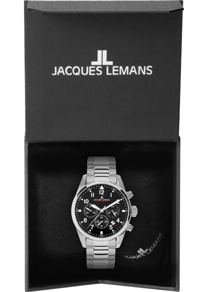 JACQUES LEMANS BARCELONA 42-2C ERKEK KOL SAATİ - Resim 3