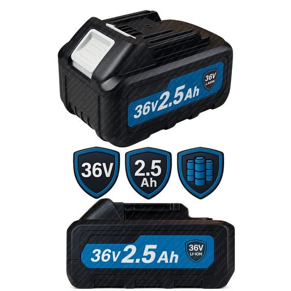 Bulldozer 36v Büyük Boy Profesyonel Yedek Batarya LI-ION LITHIUM  IOM