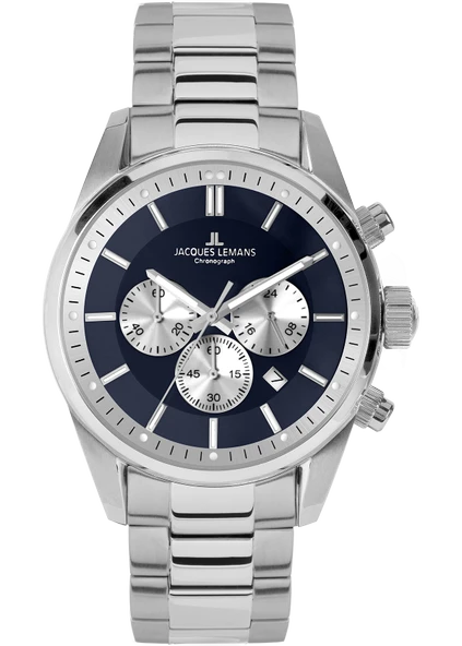 JACQUES LEMANS BARCELONA 42-6.1F ERKEK KOL SAATİ - Resim 2