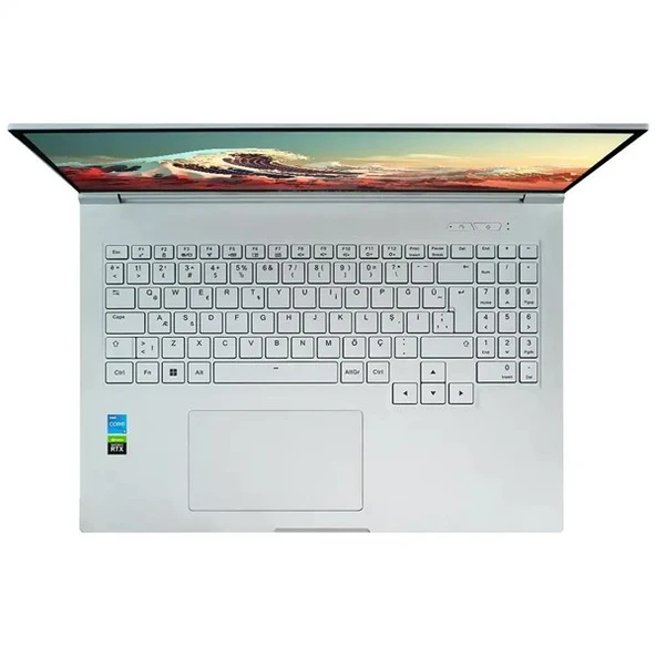 QUANTUM 16" WHITEFANG G4010 RYZEN 7 8745HS- (Ram Disk Yok) 8GB RTX4060 FDOS (1920 X 1200) Beyaz - 6