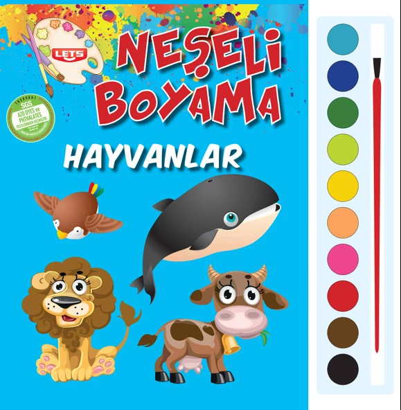 Neşeli Boyama - Hayvanlar ürün görseli