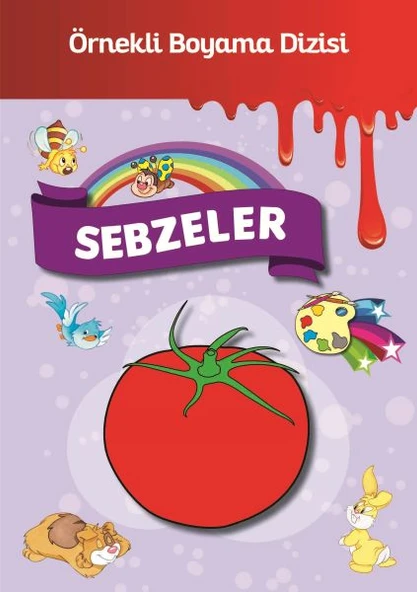 Örnekli Boyama - Sebzeler ürün görseli