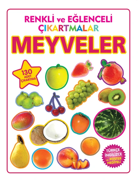 Renkli ve Eğlenceli Çıkartmalar Meyveler ürün görseli
