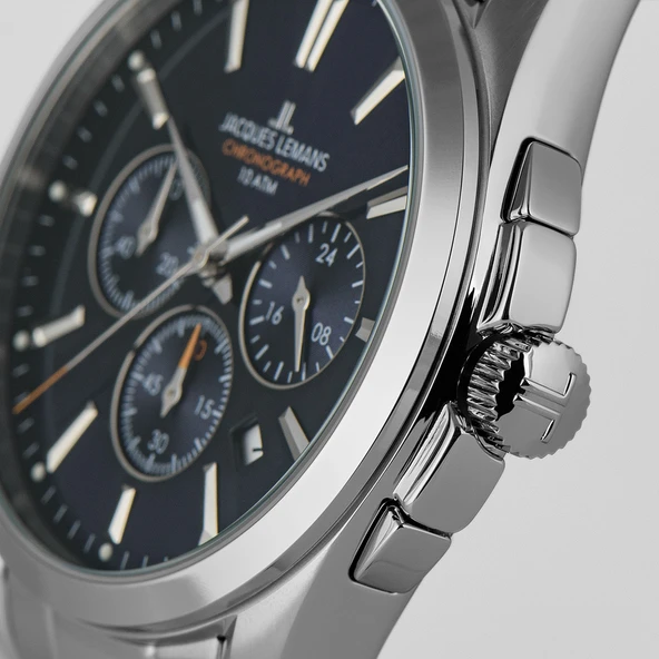 JACQUES LEMANS DERBY 1-1945.1E ERKEK KOL SAATİ - Resim 3