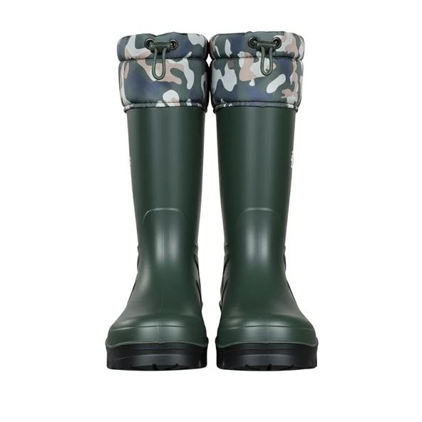 Konçlu PU Uzun Avcı Çizmesi - Su Geçirmez - Kaymaz Taban - Thermoking - Balıkçı Çiftçi Çizme - Resim 3