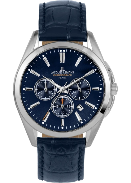 JACQUES LEMANS DERBY 1-1945.1B ERKEK KOL SAATİ - Resim 2