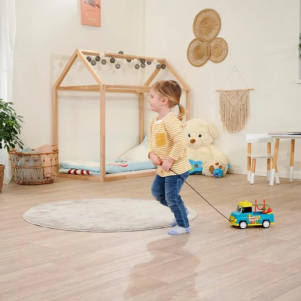 Dickie ABC Fynn Fruit Sesli İple Çekilebilen İnce Motor Becerisi Labirent Oyunlu Kamyon Araba - 2