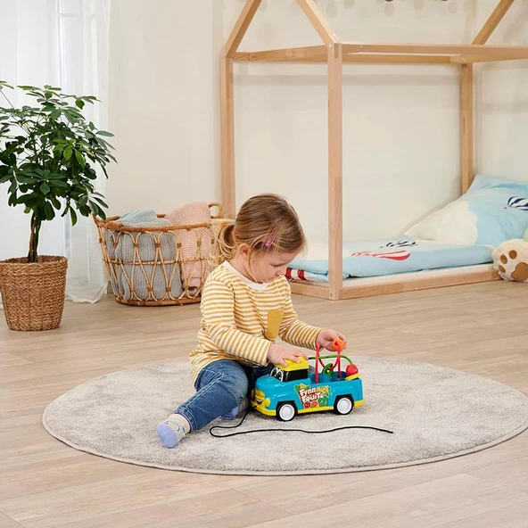 Dickie ABC Fynn Fruit Sesli İple Çekilebilen İnce Motor Becerisi Labirent Oyunlu Kamyon Araba - 3