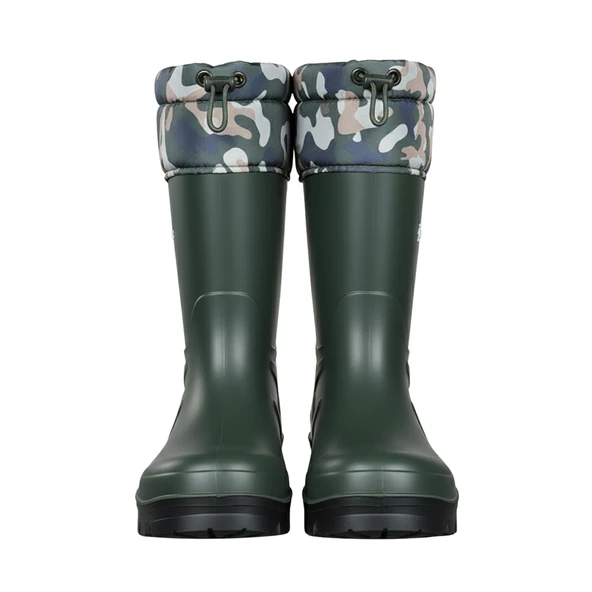 Konçlu PU Kısa Avcı Çizmesi - Su Geçirmez - Kaymaz Taban - Thermoking - Balıkçı Çiftçi Çizme - Resim 3