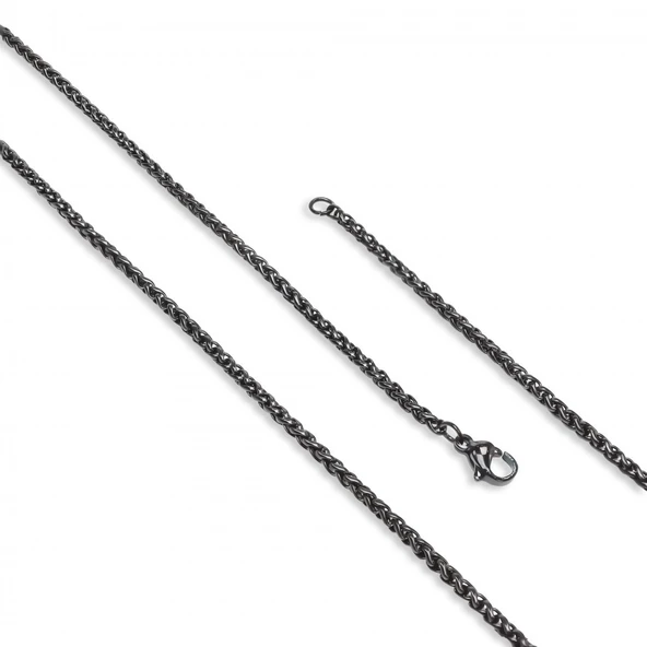 Siyah Renk Çelik Kolye 2.5Mm 3183CEK013 ürün görseli 1