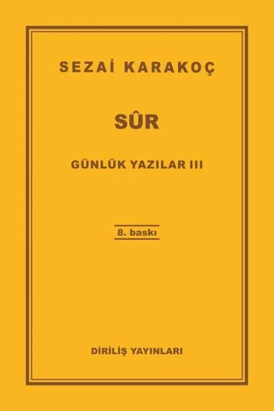 Günlük Yazılar 3 - Sur ürün görseli