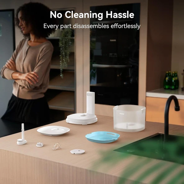 Cheerble E1 Otomatik Kedi Su Pınarı 2 Lt - Şarjlı, Sessiz, Filtreli ve Taşınabilir Tasarım - 2