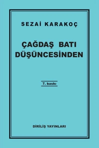 Çağdaş Batı Düşüncesinden ürün görseli