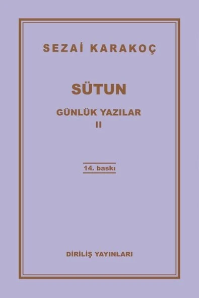 Günlük Yazılar 2 - Sütun