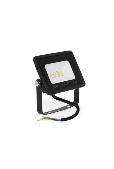 Ack - 10W Tablet Led Projektör İP65 Suya Dayanıklı  3000k 1060LMN Sarı Işık AT62-01002 - 1