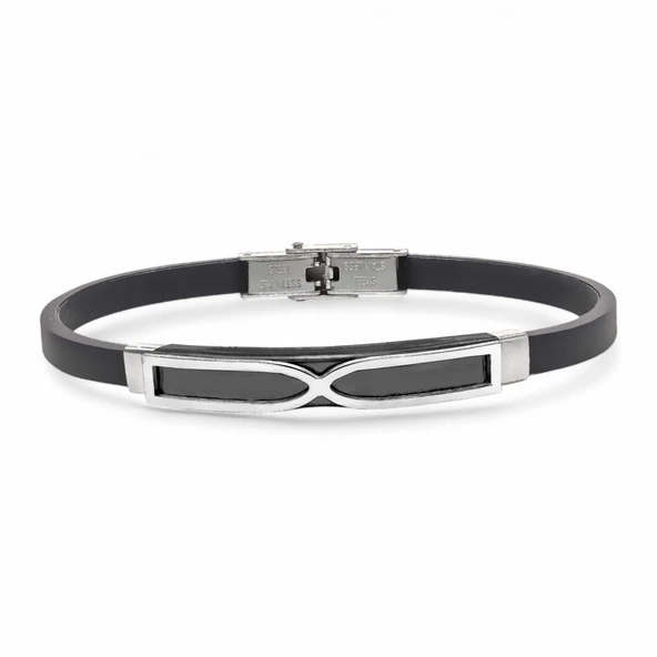 Sonsuzluk Desenli Çelik Bileklik 3183SCB012 - Resim 4