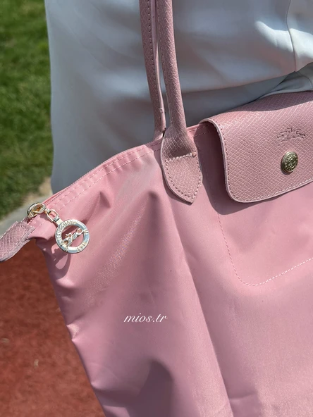 Pembe Longchamp Çanta - 5