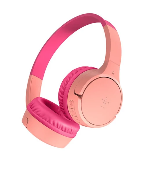 Belkin AUD002 SoundForm Mini Kablosuz Kafaüstü Çocuk Kulaklık-Pembe
